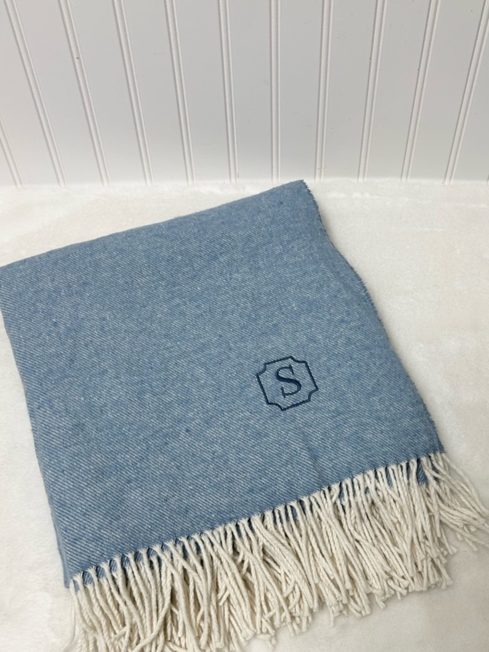MARK & GRAHAM Italian woven throw blanket - Made in Italy